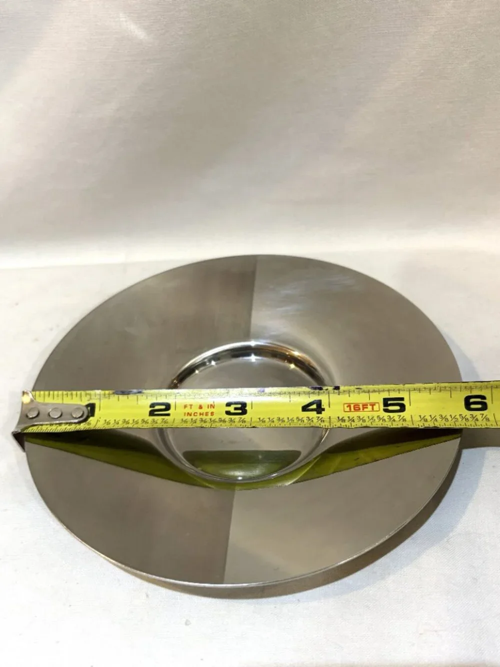 Set of 4 Nespresso Stainless Steel 18/10 Saucers 5 5/8